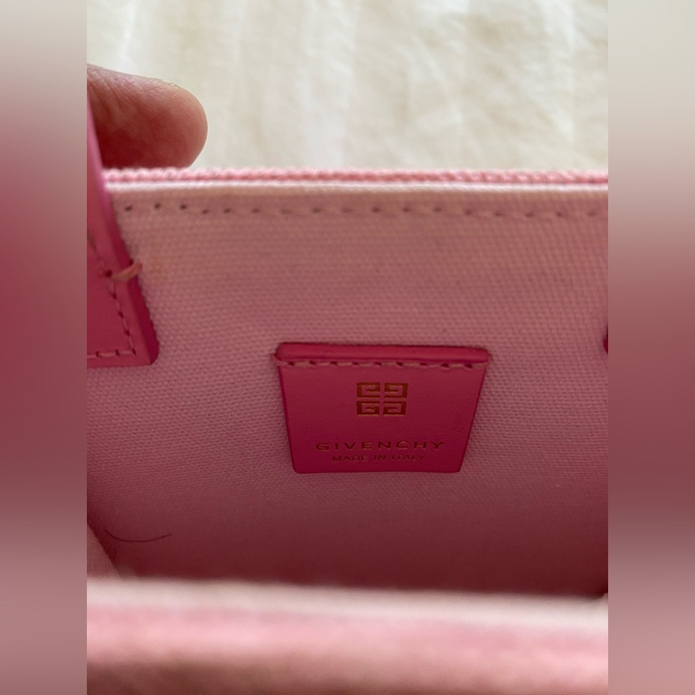 ✨Authentic Givenchy Mini Canvas Tote in Pink✨ - Picture 7 of 16